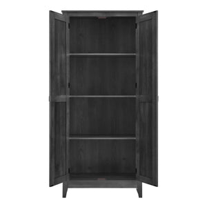 Systembuild Evolution Farmington 31.5" Wide Storage Cabinet - Rustic Gray