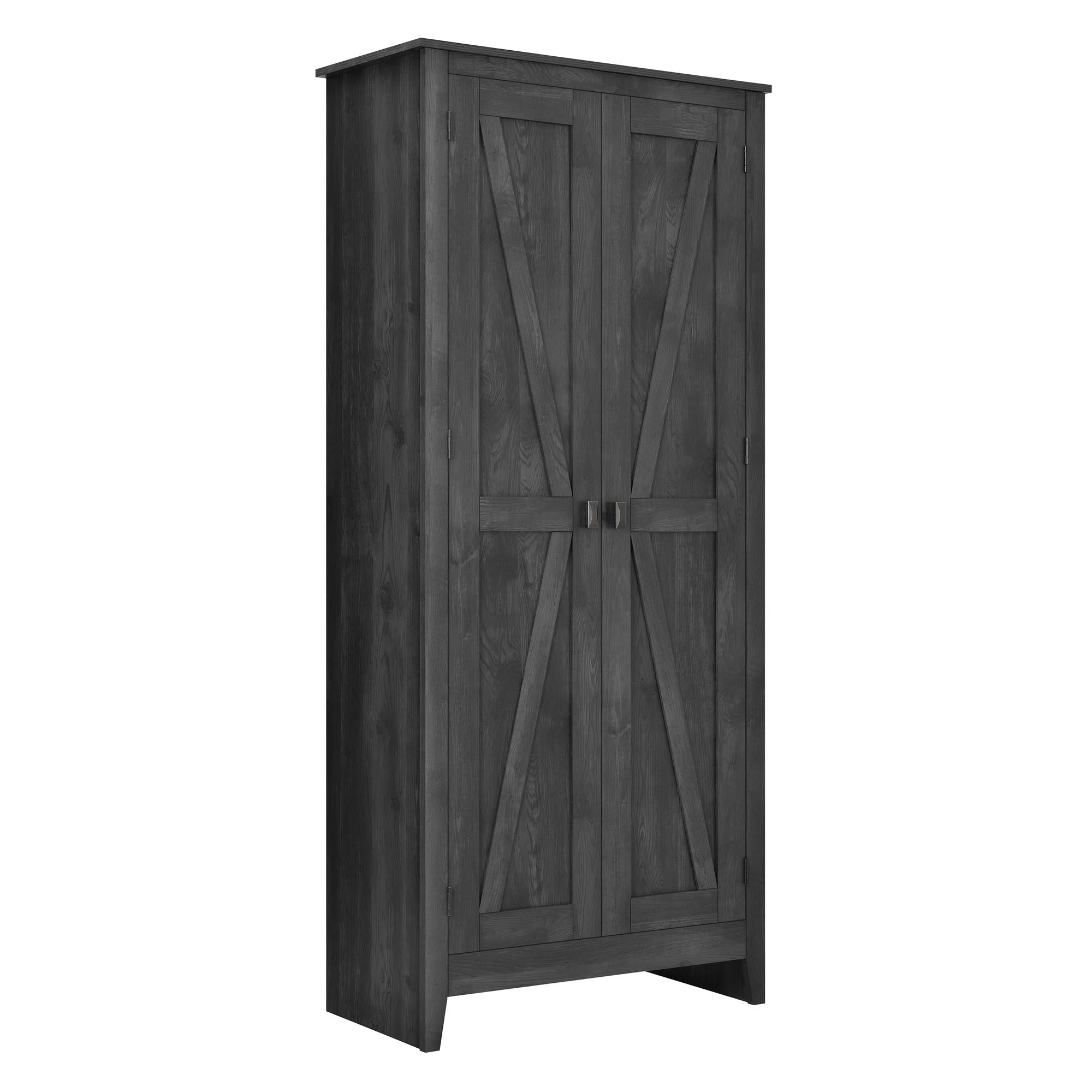 Systembuild Evolution Farmington 31.5" Wide Storage Cabinet - Rustic Gray