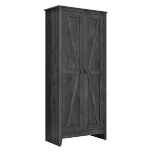 Systembuild Evolution Farmington 31.5" Wide Storage Cabinet - Rustic Gray