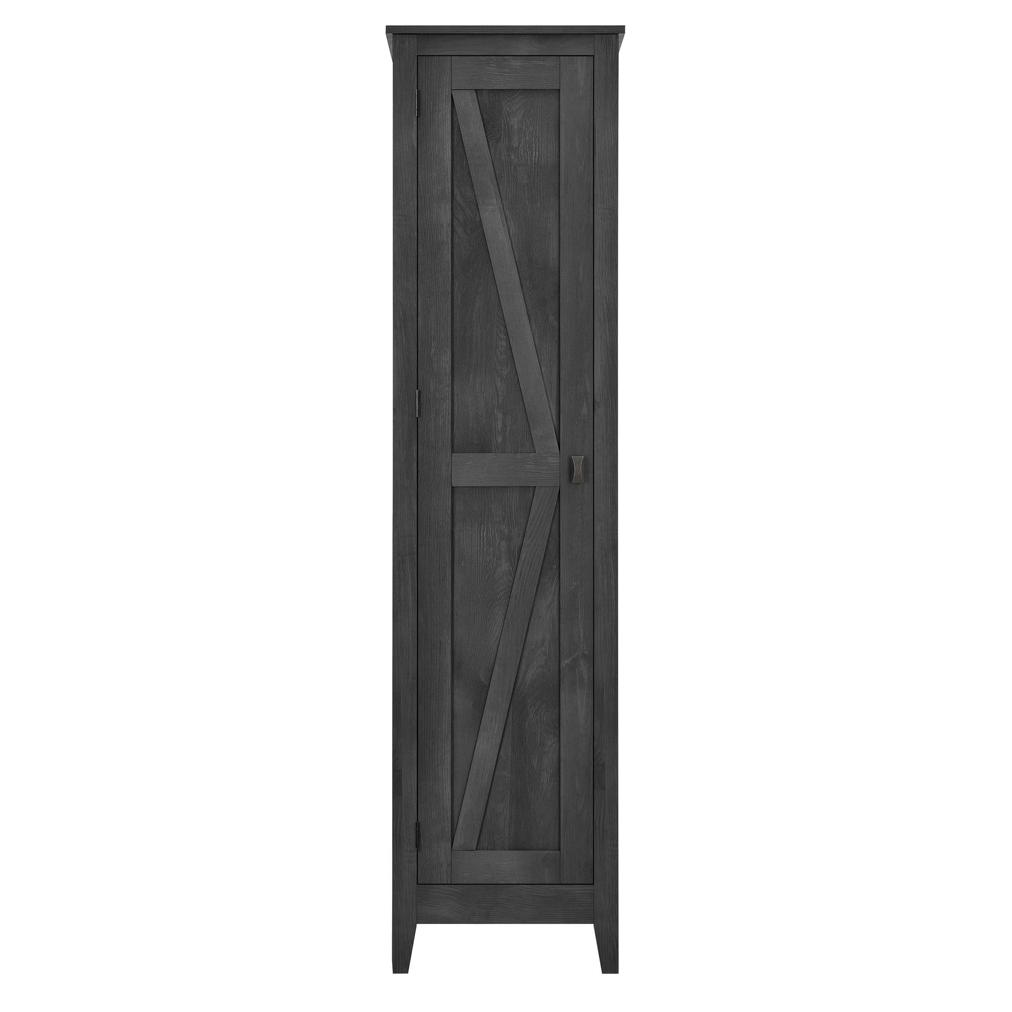Systembuild Evolution Farmington 18" Wide Storage Cabinet - Rustic Gray