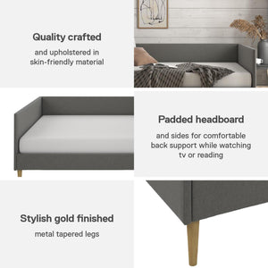 DHP Franklin Mid Century Daybed - Gray - Queen
