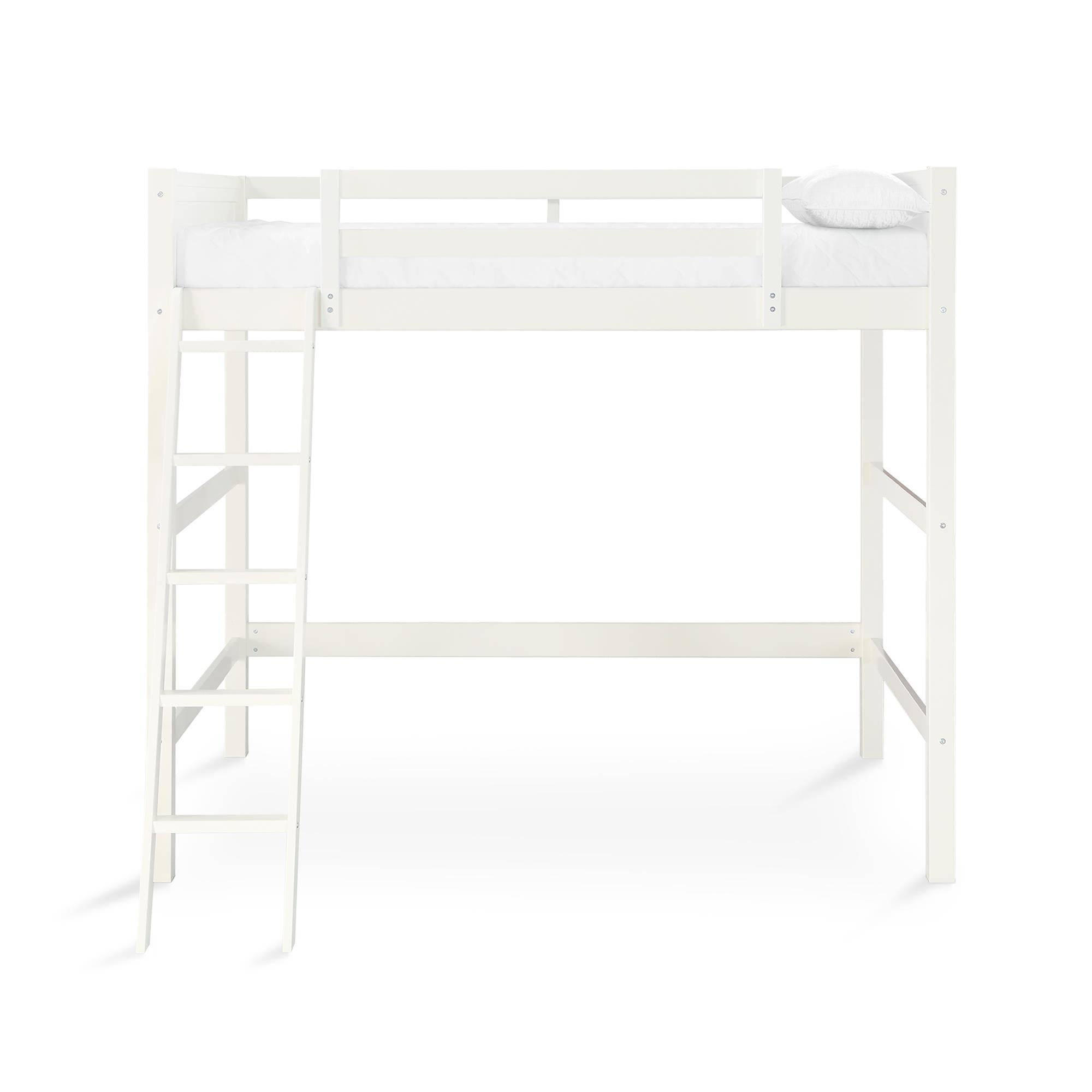 DHP Denver Kids' Loft Bed - White - Full