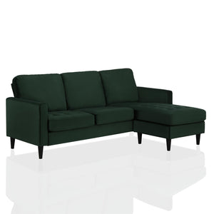 CosmoLiving Strummer Reversible Sectional Sofa - Green