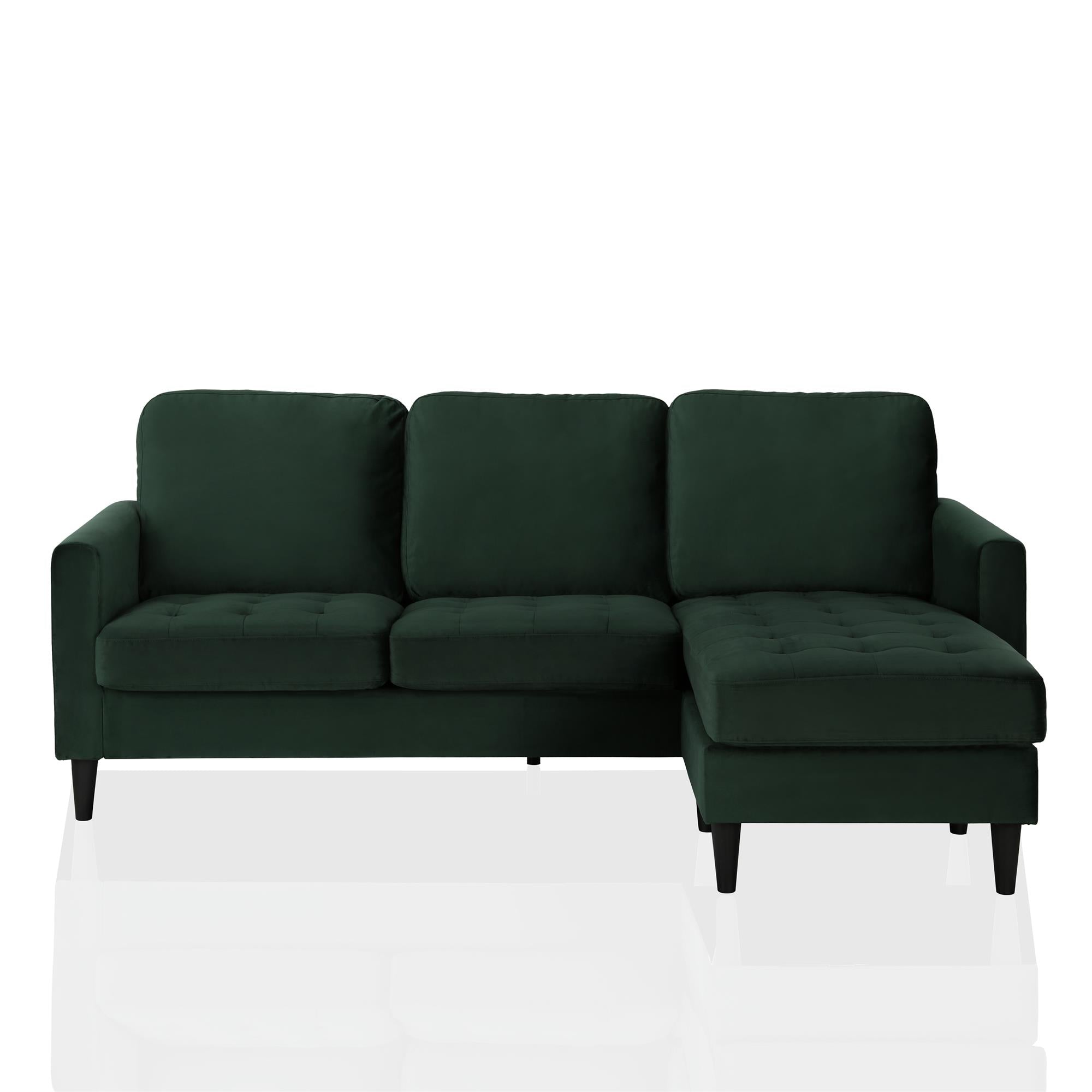 CosmoLiving Strummer Reversible Sectional Sofa - Green