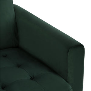 CosmoLiving Strummer Reversible Sectional Sofa - Green
