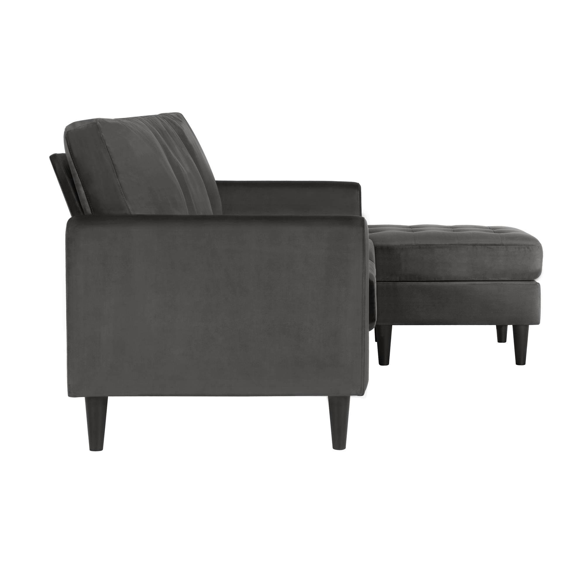 CosmoLiving Strummer Reversible Sectional Sofa - Charcoal