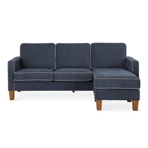 Novogratz Bowen Sectional Sofa - Blue