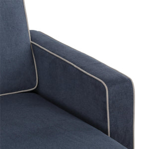 Novogratz Bowen Sectional Sofa - Blue