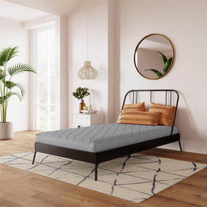 DHP 6" Twin Mattress with Machine Washable Cover - Gray - Twin