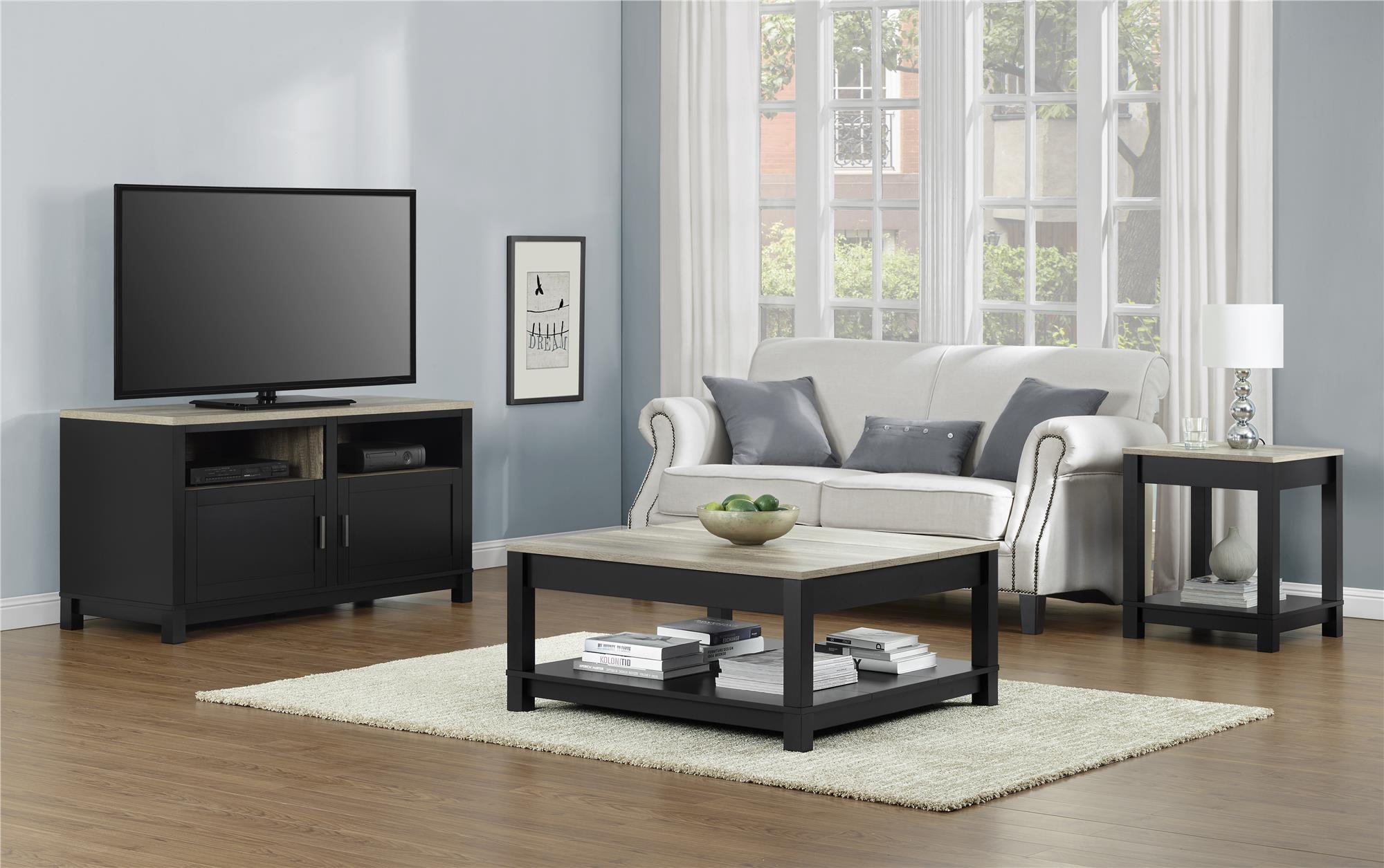 Carver Coffee Table, Black - Black