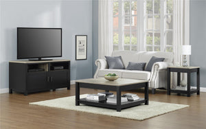 Carver Coffee Table, Black - Black