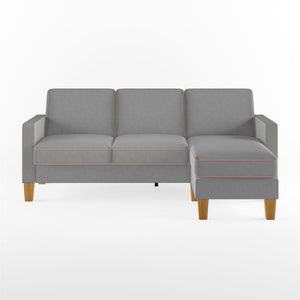 Novogratz Bowen Sectional Sofa - Gray
