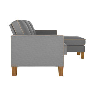 Novogratz Bowen Sectional Sofa - Gray