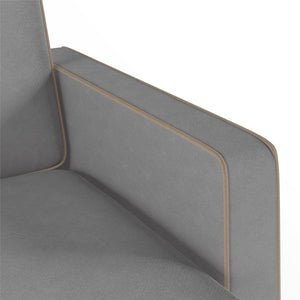 Novogratz Bowen Sectional Sofa - Gray