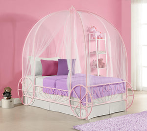 DHP Kids' Carriage Bed - Pink - Twin
