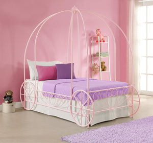 DHP Kids' Carriage Bed - Pink - Twin