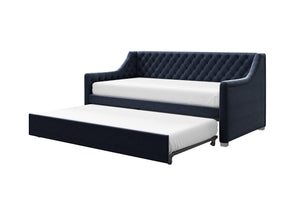 Max & Finn Ambrosia Upholstered Daybed and Trundle - Blue - Twin