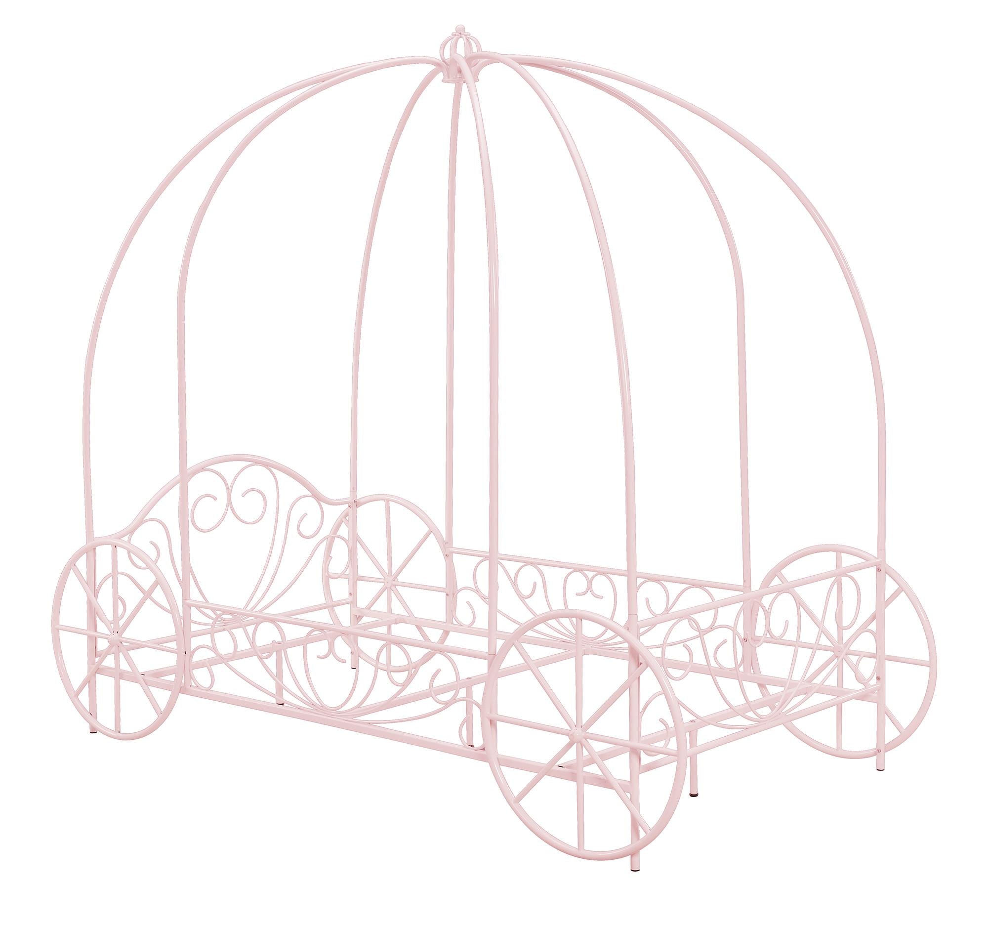 DHP Kids' Carriage Bed - Pink - Twin
