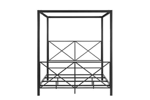 DHP Rosedale Metal Canopy Bed - Black - Queen