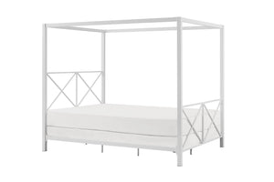 DHP Rosedale Metal Canopy Bed - White - Queen