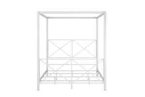 DHP Rosedale Metal Canopy Bed - White - Queen