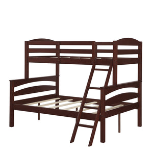 DHP Brady Kids' Wood Bunk Bed - Espresso