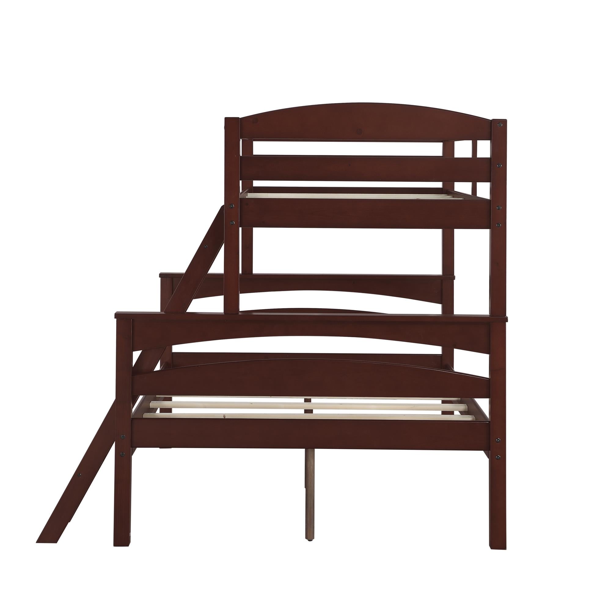 DHP Brady Kids' Wood Bunk Bed - Espresso