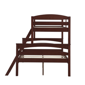 DHP Brady Kids' Wood Bunk Bed - Espresso