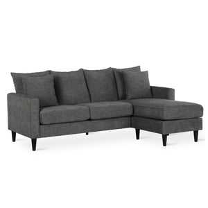 DHP Forbin Sectional Sofa - Gray