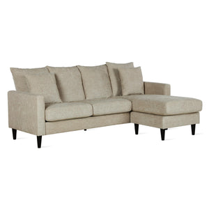 DHP Forbin Sectional Sofa - Beige