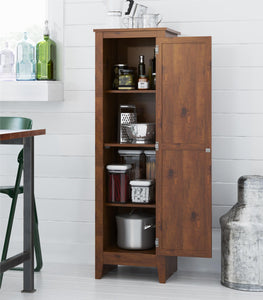 Ameriwood Home Milford Single Door Storage Pantry Cabinet - Old Village Pine
