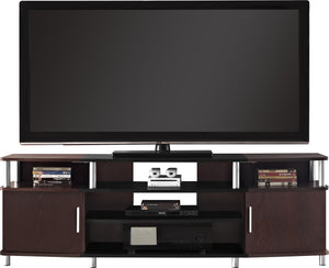 Ameriwood Home Carson TV Stand for TVs up to 70" - Cherry