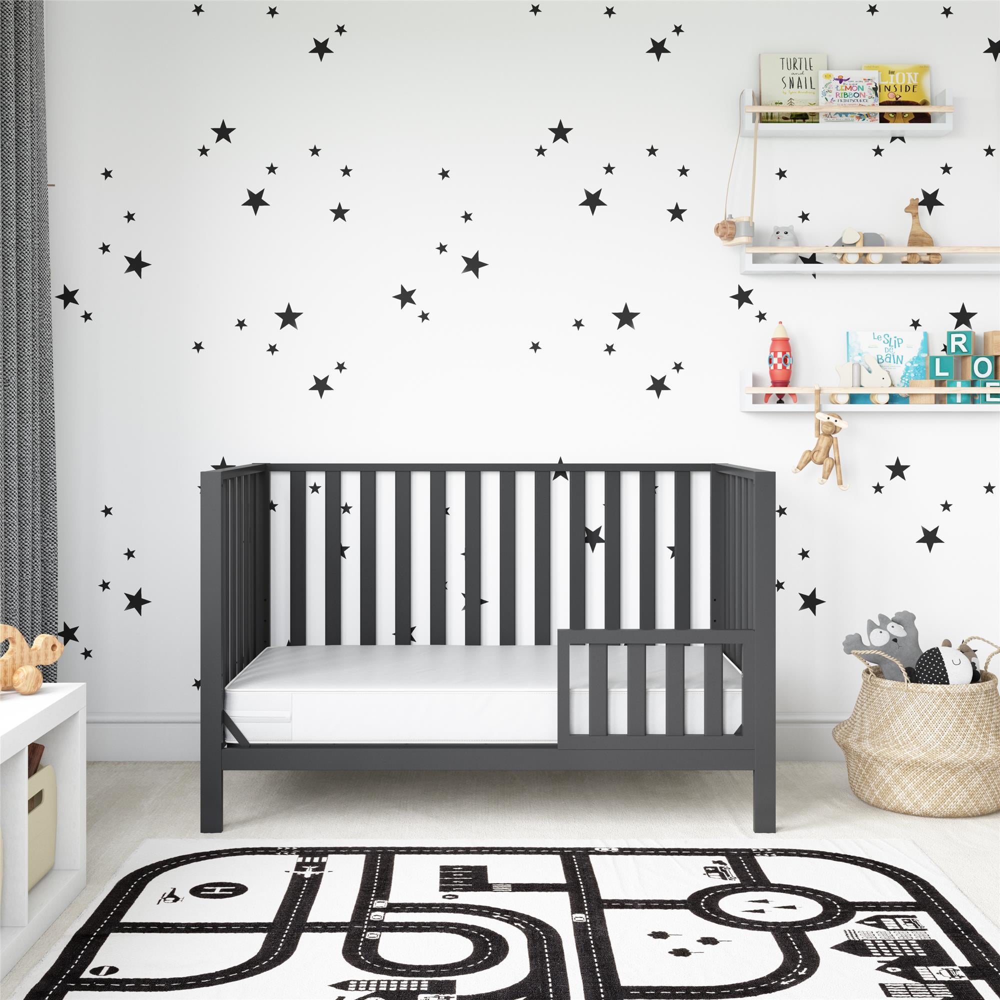 Safety 1st Heavenly Dreams Crib and Toddler Bed Mattress, White - White - Crib & Toddler Mattress