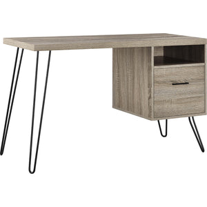 Ameriwood Home Landon Computer Desk - Distressed Gray Oak