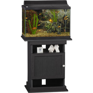 Ollie & Hutch Flipper™ 10/20 Gallon Aquarium or Terrarium Stand - Black Oak