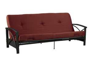 DHP Caden 6" Futon Mattress - Ruby Red - Full