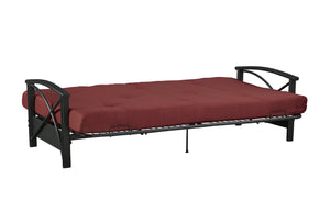 DHP Caden 6" Futon Mattress - Ruby Red - Full