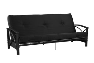 DHP Caden 6" Futon Mattress - Black - Full