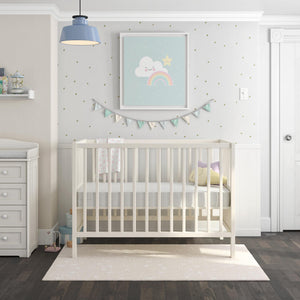 Safety 1st Sweet Dreams Standard Firm Baby Crib & Toddler Bed Mattress - White - Crib & Toddler Mattress