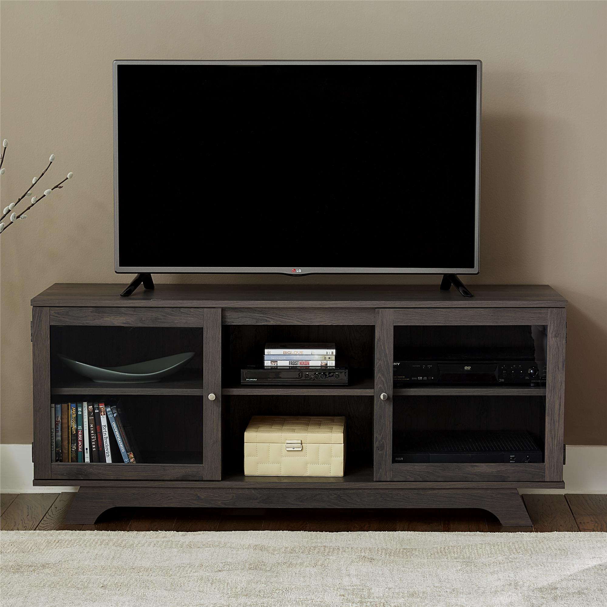 Ameriwood Home Englewood TV Stand for TVs up to 55" - Weathered Oak