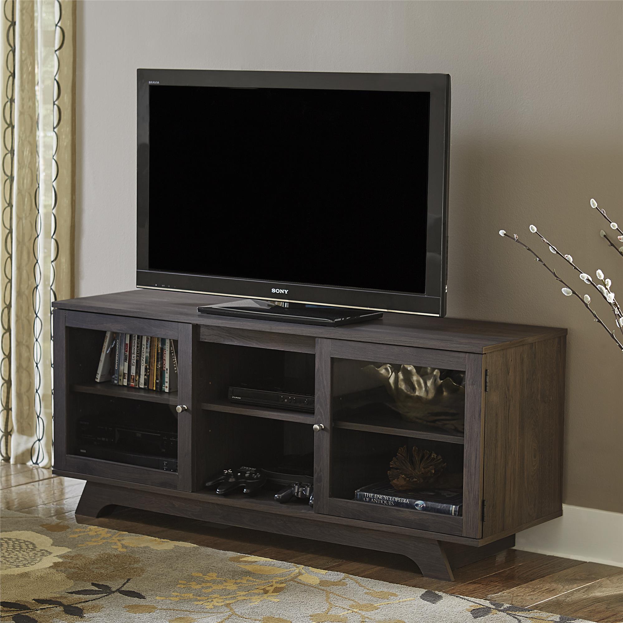 Ameriwood Home Englewood TV Stand for TVs up to 55" - Weathered Oak