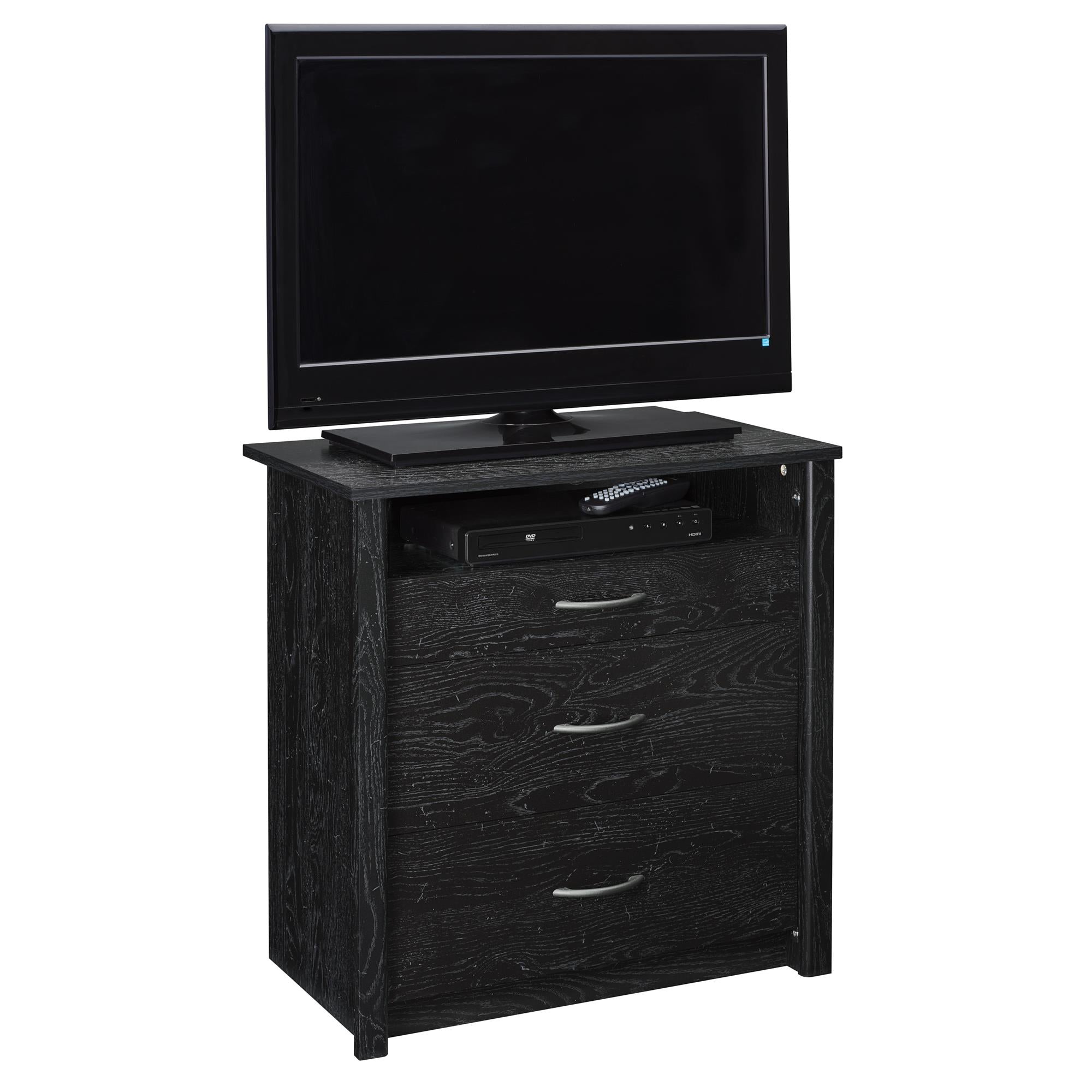 Ameriwood Home Julian Media Dresser - Black Oak