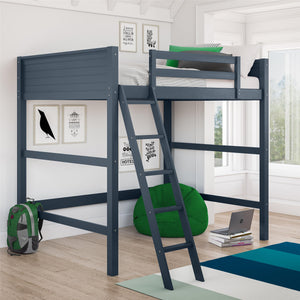 DHP Denver Kids' Loft Bed - Blue - Full