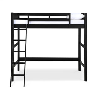 DHP Denver Kids' Loft Bed - Black - Full
