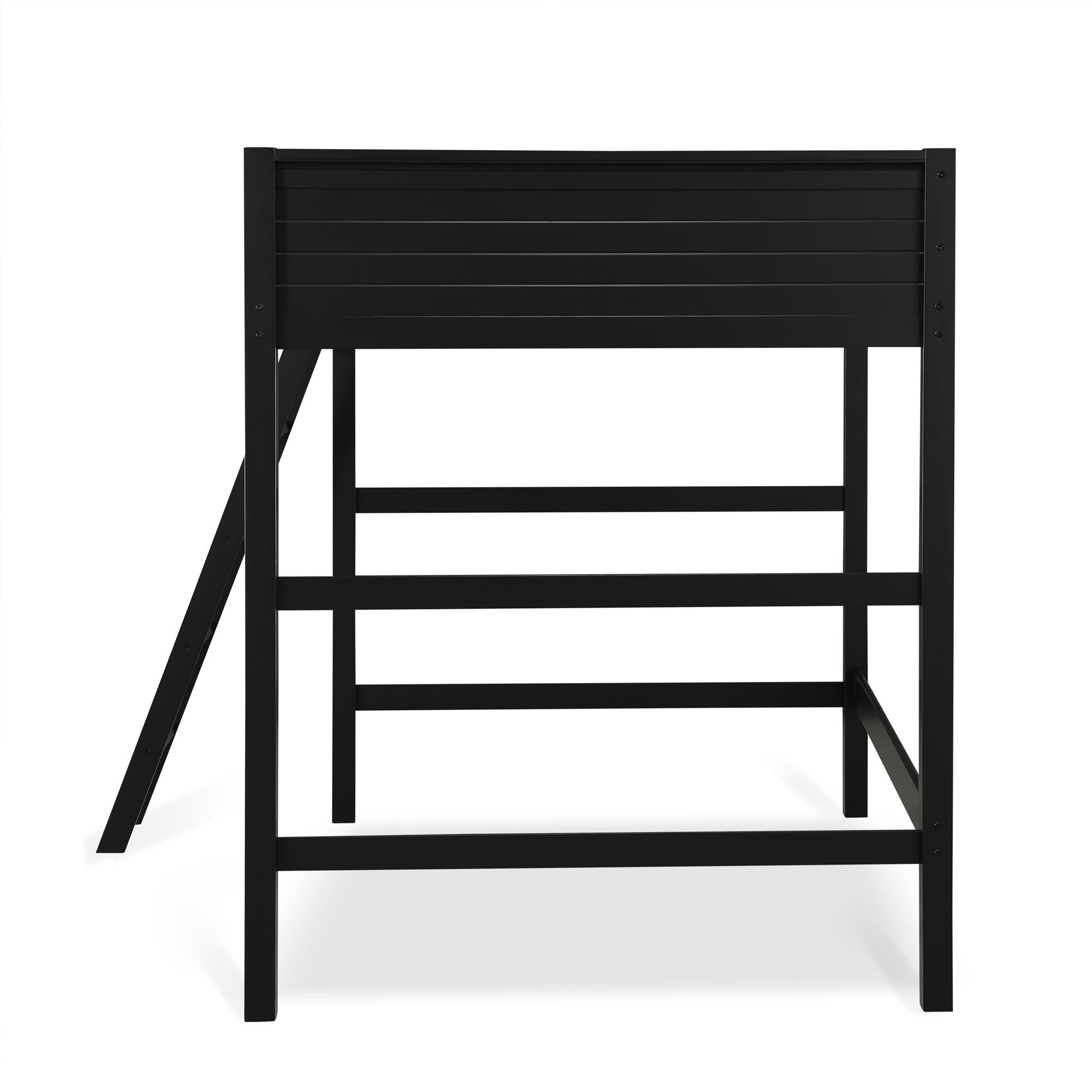 DHP Denver Kids' Loft Bed - Black - Full