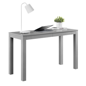 Ameriwood Home Large Parsons 2-Drawer Computer Desk - Gray