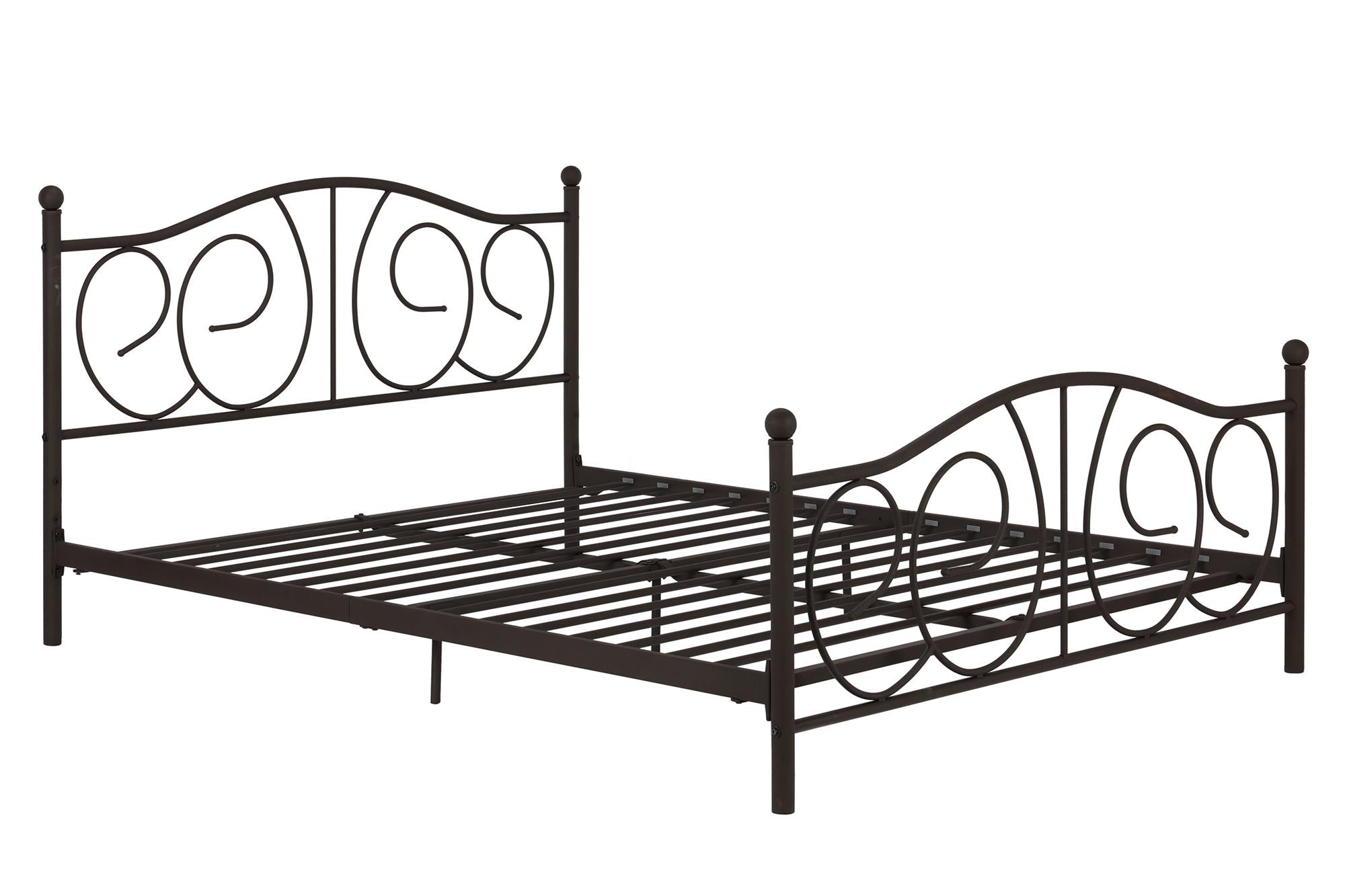 DHP Victoria Metal Bed Frame - Bronze - Queen