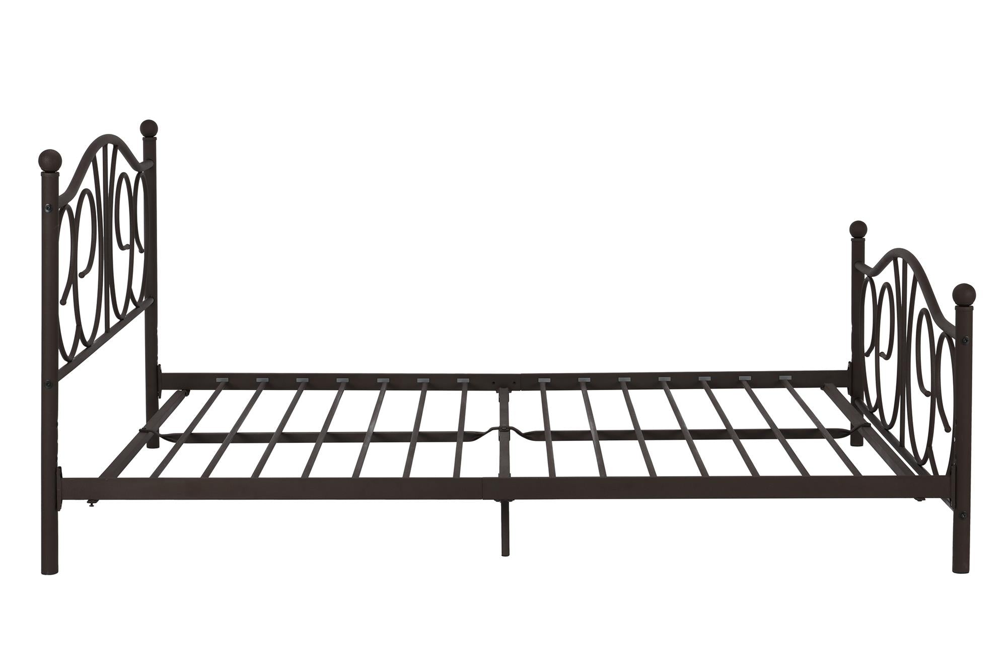 DHP Victoria Metal Bed Frame - Bronze - Queen