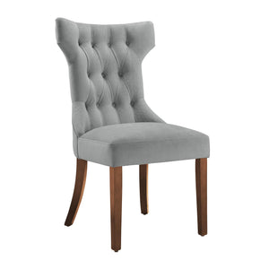 DHP Clairborne Tufted Dining Chairs, Set of 2 - Gray - Set of 2
