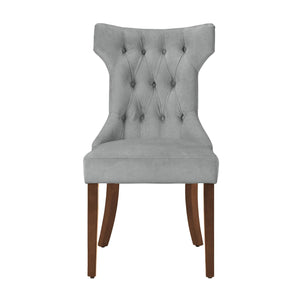 DHP Clairborne Tufted Dining Chairs, Set of 2 - Gray - Set of 2